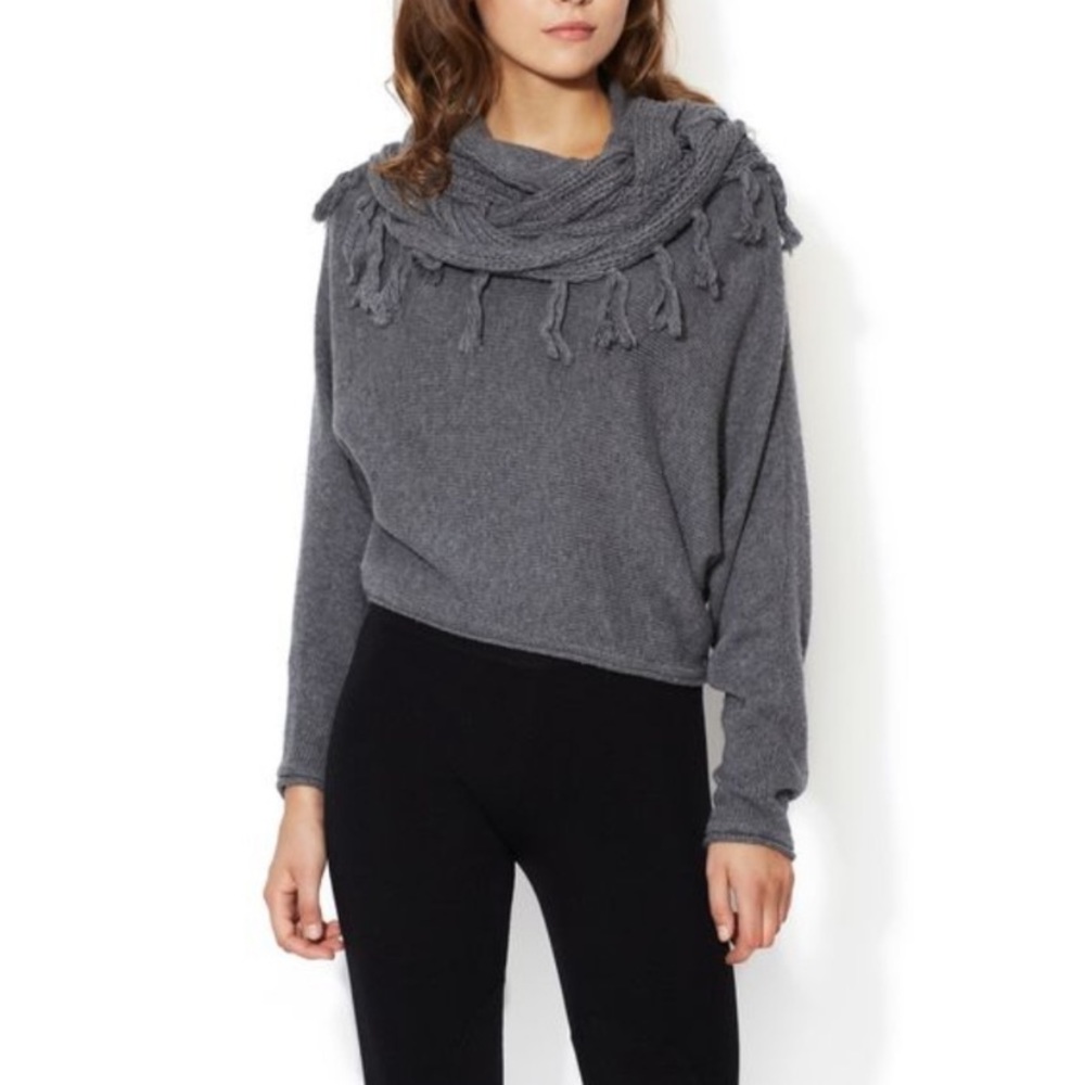 BCBGMaxazria Ziona Scarf Sweater